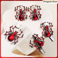🎃 1 Set Lifelike Spider Rhinestone Jewelry Ring for Stage Shows