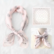 Square silk scarf for women 70 70x70cm turban bandana, beautiful, high-quality head covering to make
