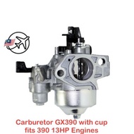 Carburetor with cup GX390 390 13HP Engines