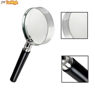 【BEST】5X Magnification Handheld Magnifier Magnifying Glass Handle 75mm to100mm 2inch