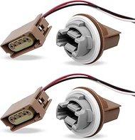 Rear Car Lamp Holder with Wire Harness Fit for Ford F-150 2004-2017, Light Signal Socket Pigtail Con
