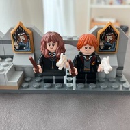 Lego人仔 妙麗&榮恩 連魔杖及羽毛 Harry Potter 76442 哈利波特霍格華茲城堡 符咒學 神秘的魔法石 Hogwarts Castle Charms Class Year1 & Ma