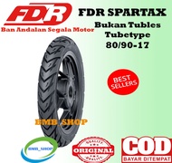 Ban FDR Spartax 275-17 atau 80/90 ring 17 bukan tubles tubetype untuk motor blade revo supra jupiter satria