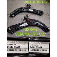 ( 100% ORIGINAL NISSAN MADE IN JAPAN ) NISSAN SERENA C26 C27 LOWER ARM DEPAN FRONT 54500-5TA0A 54501