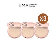 [แพค 3 ชิ้น] KMA แป้งผสมรองพื้น กระจายแสงผิวใส SPF 25PA+++ Cover Gripe Powder (ยกแพคถูกกว่า)