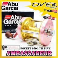 รอกตกปลา ABU GARCIA AMBASSADEUR ROCKET 6500/6501 TH PINK (สีชมพู)