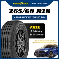 Goodyear 265/60R18 Assurance MaxGuard SUV Tyre (Worry Free Assurance) - Ford / Hilux / Triton / Nava