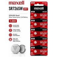 SR726SW(397)/SR726W(396) GENUINE Maxell Silver Oxide Battery 1.55V