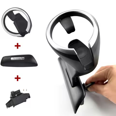 Black Cup Drink Holder For BMW 1 Series 135i 128i X1 E82 E84 E88 E81 E82 E82e E87 E87N 51160443082 5