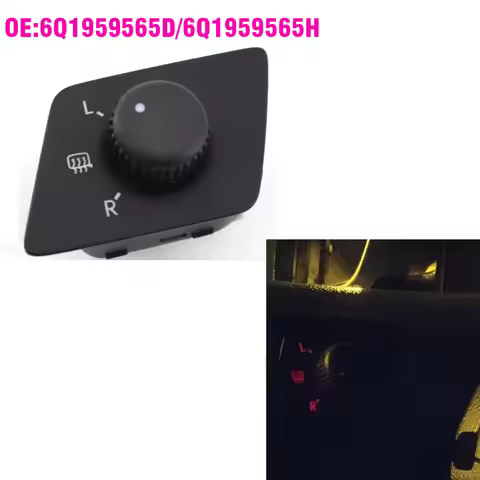 High Quility 6Q1 959 565D For VW Polo 9N 2001 - 2010 Side Rear Mirror Switch 6Q1 959 565H