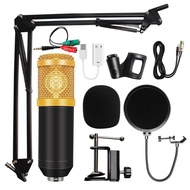 Professional USB Condenser Audio BM800 Studio Microphone Vocal Record Mic with Stand For PC Phone