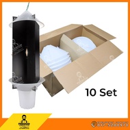 RHINOCEROS BEETLE TRAP (10 Pcs/Box) Rumah Kumbang Pheromone Perangkap Rumah Kumbang Untuk Kebun Kela