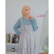 Evina dress/ORI zahin/gamis/dress/Muslim fashion/viral 2022/trendy clothes/Muslim fashion