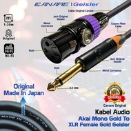 Audio Cable MADE IN JAPAN Jack Akai Mono GLD To XLR Female GLD GEISLER - JUAN