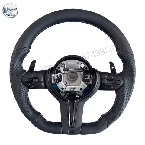 Premium Nappa Leather M Sport Steering Wheel for BMW F01 F10 F11 F12 F25 F26 X5 X6 Upgrade Performan