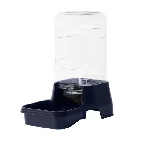 0.4 gal Gravity Waterer for Extra Small Pets, Navy