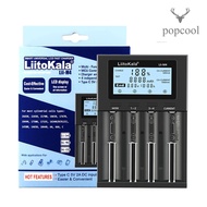 LIITOKALA LII-M4 4 Slots Battery Charger with LCD Display for 18650 26650 14500 AA AAA Lithium NiMH Battery Smart Rechargeable Battery Charger