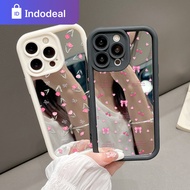 Oppo Flower Mirror Case A5i A5S A7 A12 A11K F9F F9 PRO A16 A16S A54S