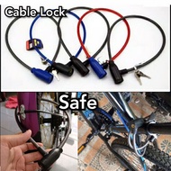 Kunci sepeda lipat/sepeda anak/sepedah listrik/gembok helm motor sling