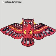 Finegoodwellcool 110cm Layangan Terbang Colorful Kartun Burung Hantu