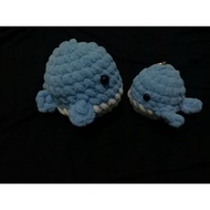 GANTUNGAN [MoonGirl] whale crochet keychain whale hanging whale baby whale knitted whale cute hanger