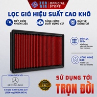 High performance engine Air filter for lifetime use - Zen Air compatible with E-Class (E200 / E300) 