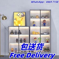 樂高櫃展示櫃玻璃櫃油壓櫃手辦櫃收納櫃玩具櫃模型櫃