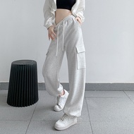 Women's Loose Fit Jogger Pants - Drawstring Cuffed Sweatpants & Wide Leg Cargo Trousers