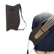 【PEDT】Traditional Bow and Arrow Quiver, Leather-bound Bow and Arrow Pouch