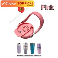 [FREE STRAW] Multiple Suitable Cups Cap Bottle Cover Durable With Straw 20oz 30oz Splash Spill Proof