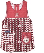 Kusuguru Japan 247054 Michelo Apron, Red, M-L