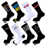Fire pattern socks / band pattern socks / old school skate socks / old school socks