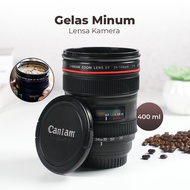 EF 24-105mm 400ml Camera Lens-Shaped Drinking Glass