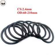 BP [FGHOQ-1] Nitrile Black O-Ring Sealing Ring Round Gasket (CS2.4mm * OD60-210mm)