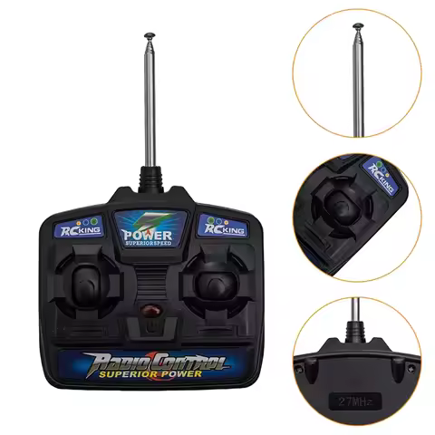 1pc 27MHz Remote Control Transmitter, Suitable For Children's Electric Vehicles And Electric Toys Ri