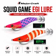 MAJOR CRAFT - SQUID GAME EGI GSNE 1.5/2.0/2.5 CANDAT SOTONG SQUID JIG