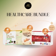 [ARK+] [Healthcare Bundle] 4 Sacha Inchi Soft Gels & 2 Antrodia Curcuma Capsule & 2 Red Earthworm Ca