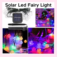 Solar Led Fairy Light Crystal Light Decoration Solar Lampu Raya Solar Lampu Lip Lap Solar