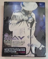 [包郵] 全新 CD + DVD 周杰倫 2007世界巡迴演唱會台北 live 全紀錄 JAY CHOU THE WORLD TOURS LIVE CONCERT DVD & 2CD 珍藏版 2008