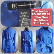 Long Coat Preloved Model Cantik premium~mantel jaket Import