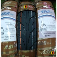 Asia AT900 (70/90-17 / 80/90-17 / 70/80-17 / 50/90-17 / 70/90-14 / 80/90-14 / 90/90  ) Tubeless Tyre