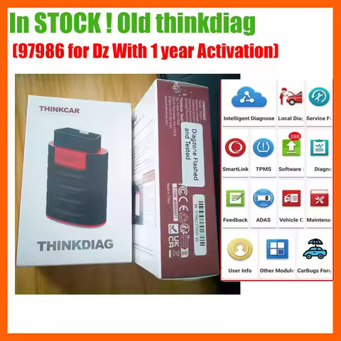Thinkdiag Old Boot With 1 Year Diagzone Activation Support All Car 16 Reset Service OBD2 Scanner Aut