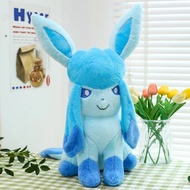 New Ice Eevee Plush Toy Eevee Family Large Plush Doll Children's Day Gift for Girls Pillow