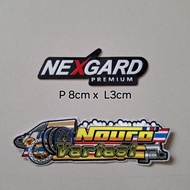 Nexgard premium window stickers, window film, embossed emblem