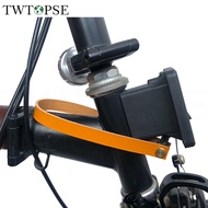 TWTOPSE Bicycle Bag Quick Release Leather Pull Strap For Brompton Folding Bike 3SIXTY Pikes