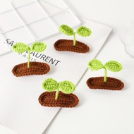 9 ️ ⃣ Handmade Diy Braided Cute Fresh Three-Dimensional Grass Tender Sprout Hair Clip Cute New Bean 
