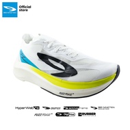 HIJAU 910 Nineten HAZE FUZZ LITE Running Shoes - WHITE GREEN/biru Running Outdoor Running