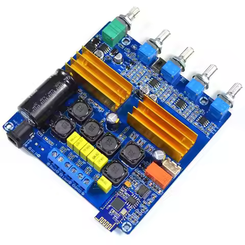 TPA3116 100W+2*50W 5.0 QCC3003 Bluetooth 2.1HIFI Digital Power Amplifier Board w/PCM5102 DAC Decoder