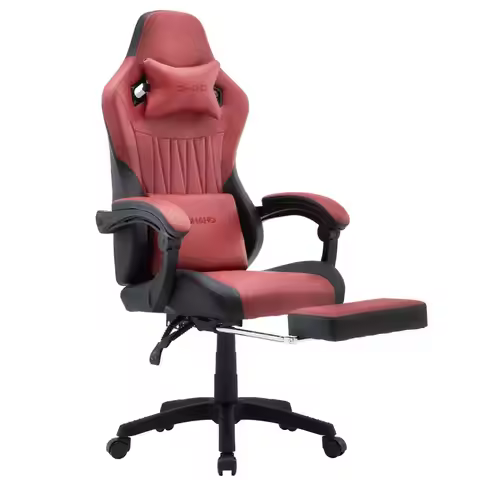 Gaming Chair, Office Chair High Back Computer Chair Leather Desk Chair Racing Executive Ergonomic Ad