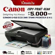 Canon PIXMA E410 Printer + Modified E410 CISS TANK.